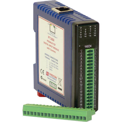 PT16DI - 16 Dijital Giriş Modülü Modbus TCP