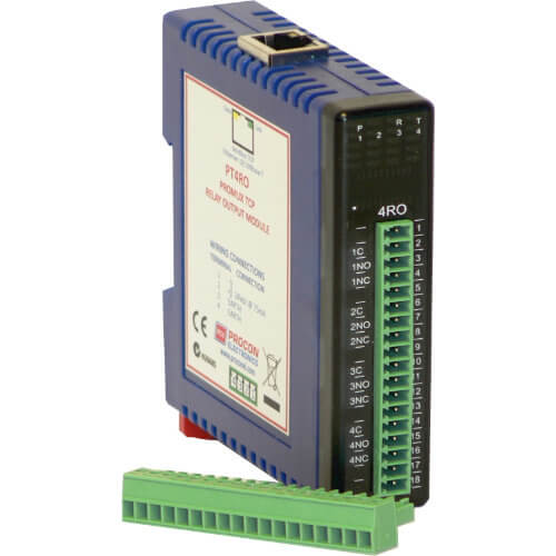 PT4RO - 4 Röle Çıkış Modülü Modbus TCP